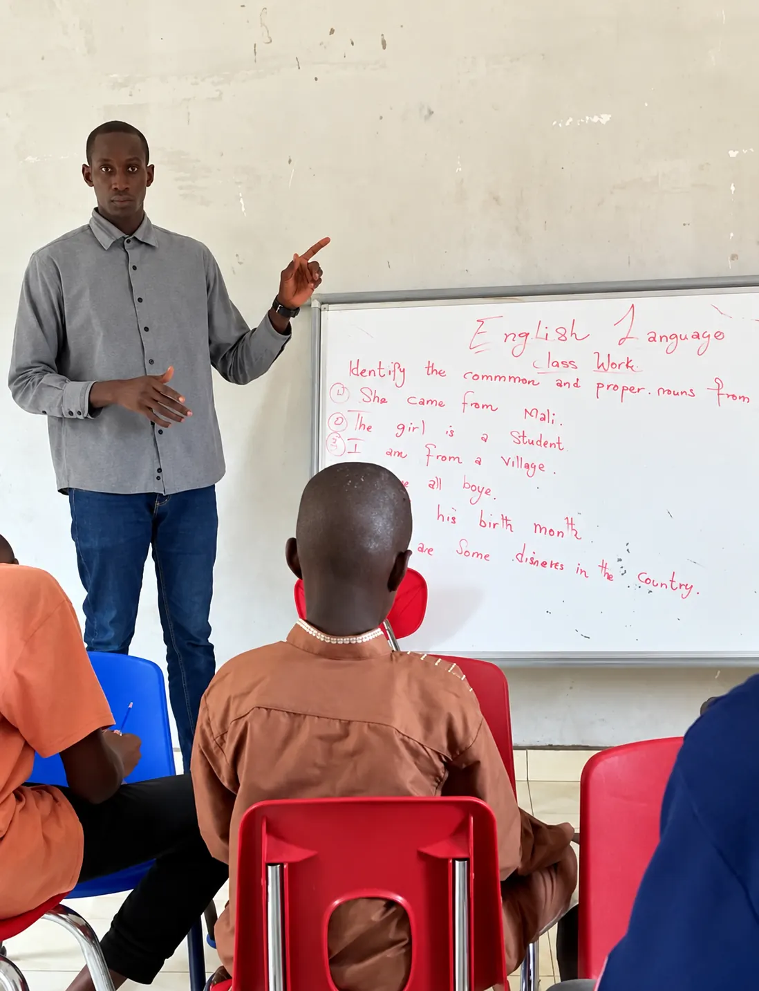 In the classroom